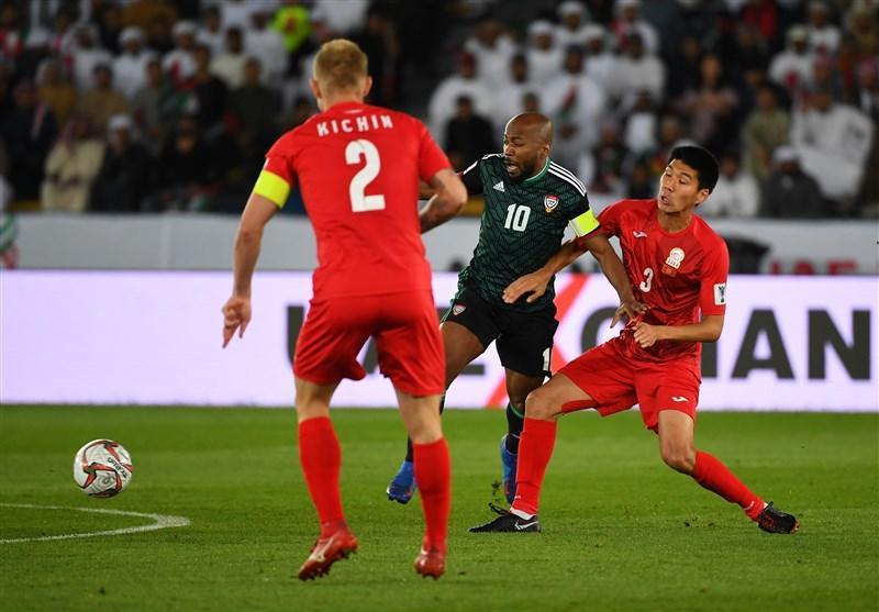 جام ملت های آسیا، تساوی امارات و قرقیزستان در وقت قانونی؛ کار به وقت اضافه کشیده شد