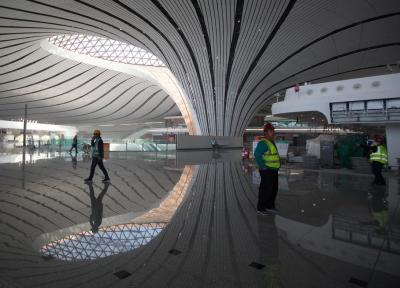 افتتاح فرودگاه جدید پکن (