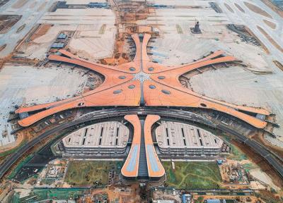 گالری عکس: ساخت بزرگ ترین ترمینال هواپیمایی دنیا در حومه پکن چین