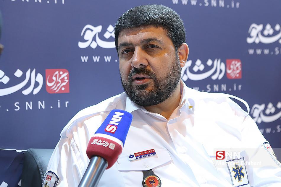 رییس اورژانس کشور تحت درمان کرونا است رییس اورژانس کشور تحت درمان کرونا است