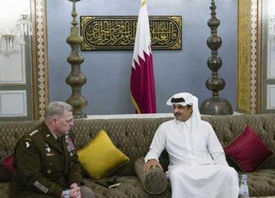 امیر قطر با رئیس ستاد مشترک ارتش آمریکا همکاری استراتژیک را آنالیز کرد
