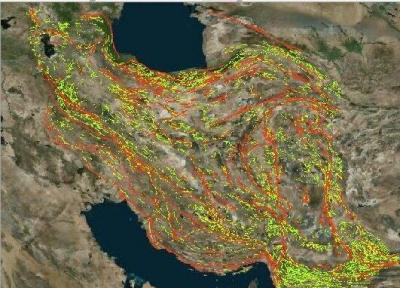 جدیدترین داده های ماهواره ای درباره گسل شمال تهران